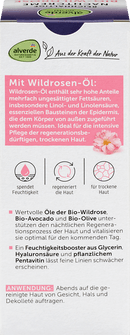 alverde NATURKOSMETIK Crème de nuit à la rose sauvage bio, 50 ml