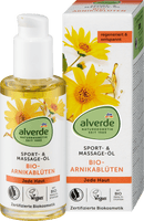 alverde NATURKOSMETIK alverde Huile de sport et de massage Fleurs d'arnica biologiques, 100 ml