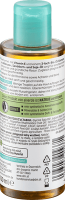 alverde NATURKOSMETIK Scheerolie en verzorgingsolie met oliecomplex, 100 ml
