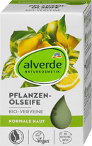 alverde NATURKOSMETIK Savon à l'huile végétale Bio Vigne, savon, 100 g