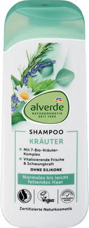 alverde NATURKOSMETIK Shampoing Herbes 7 Herbes Bio, 200 ml