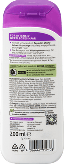 alverde NATURKOSMETIK Shampooing Réparateur Avocat Bio, Beurre de Karité Bio, 200 ml