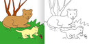 Ars Edition Kleurboek 'Kleurrijke dierenwereld', 1 stuk
