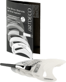 ARTDECO Wenkbrauwsjabloon Eye Brow Stencils & Brush Applicator, 1 stuk