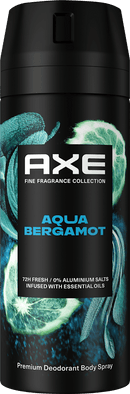Déodorant en spray AX Aqua Bergamote, 150 ml