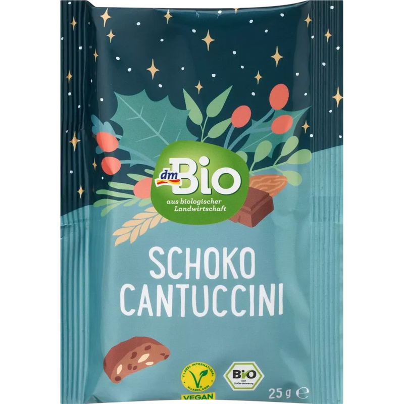 dmBio Chocolade Cantuccini, adventskalender voor zelfontwerpen 2024, 25 g