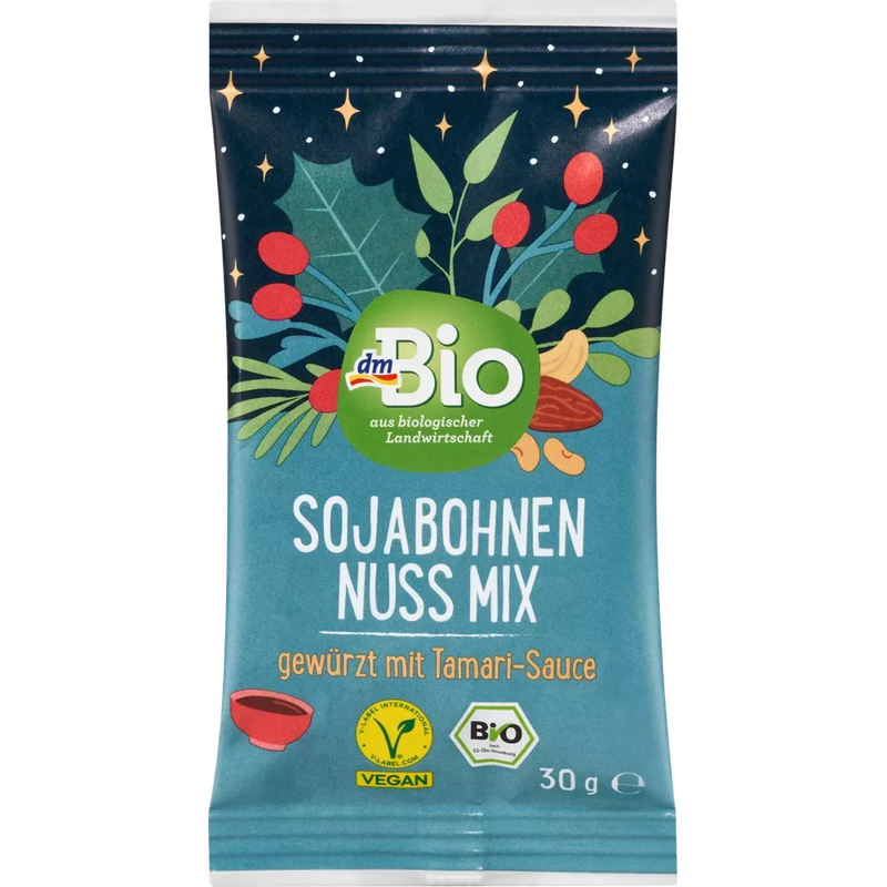 dmBio Sojabonen notenmix met tamari saus, adventskalender voor zelfontwerpen 2024, 30 g