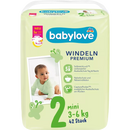 babylove Luiers Premium maat 2 Mini (3-6 kg), 42 stuks.