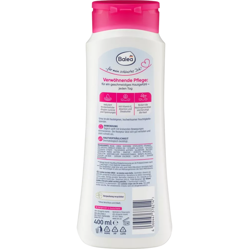 Balea Lichaamslotion 5% ureum, 400 ml