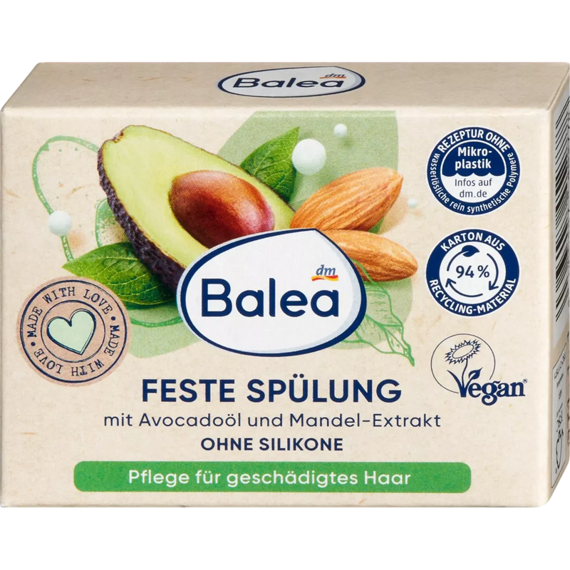 Balea Vaste conditioner avocado-amandelmelk, 60 g