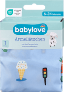 babylove Slabbetje met mouwtjes, blauw, voertuigen, 1 stuk