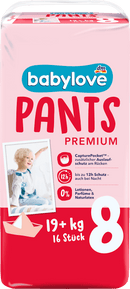 babylove Baby Pants Premium maat 8 (19+ kg), 16 stuks