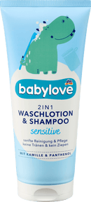 babylove Babywaslotion & shampoo 2-in-1 voor de gevoelige huid, 200 ml