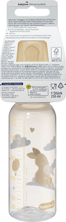 babylove Babyfles geel, 250 ml, 1 stuk