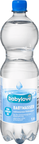 babylove Babywater, vanaf de geboorte, 1 l WEGWERPPACK