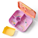 Boîte à lunch Babylove avec compartiments violet/orange, 1 pièce