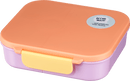 Boîte à lunch Babylove avec compartiments violet/orange, 1 pièce