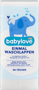 babylove Wegwerpwashandjes, 30 stuks