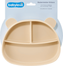 Babylove Tableau d'apprentissage en silicone, beige, 1 pièce