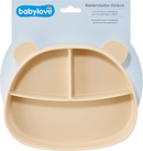 Babylove Tableau d'apprentissage en silicone, beige, 1 pièce