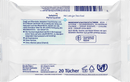 babylove Vochtige doekjes met 99 % water, reisformaat, 20 stuks