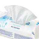Lingettes humides Babylove avec 99% d'eau, 80 pièces.
