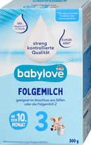 babylove Lait de suite 3 à partir du 10ème mois, 500 g