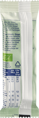 babylove Fruit-graanrepen appel-aalbessen vanaf 1 jaar (4x25 g), 100 g