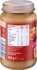 babylove Fruit, gebakken appel, pruimenpuree & vanillesaus vanaf de 5e maand, 190 g