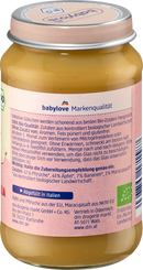 babylove Fruit: perzik & maracuja met appel, vanaf de 5e maand, 190 g