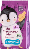 babylove Kinderkoekjes Sneeuwpop Spelt Pruim vanaf 1 jaar, 125 g
