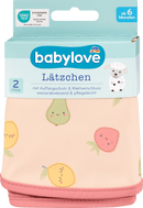 babylove Slabbetjes abrikoos, fruit, 2 stuks