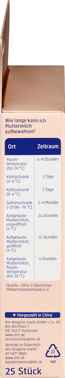 babylove Mama Moedermelkzakjes, 25 stuks