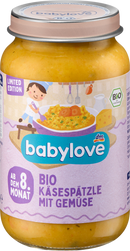 babylove Menu: Kaasspätzle met groenten vanaf de 8e maand, 220 g