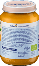 Menu babylove carottes avec patates douces et boeuf dès 5 mois, 190 g