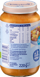 babylove Maaltijd: aardappelen met rundergoulash vanaf de 8e maand, 220 g