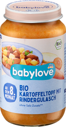 babylove Maaltijd: aardappelen met rundergoulash vanaf de 8e maand, 220 g