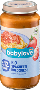 Menu Spaghetti bolognaise Babylove dès 12 mois, 250 g