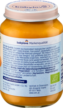 babylove Menu: tomaten-groenten met pasta vanaf de 5e maand, 190 g
