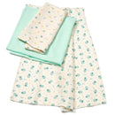 babylove Mousseline doekjes crème/mint, 3 stuks