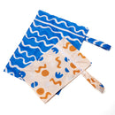 Ensemble de sacs humides Babylove bleu, 2 pièces