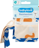 Ensemble de sacs humides Babylove bleu, 2 pièces