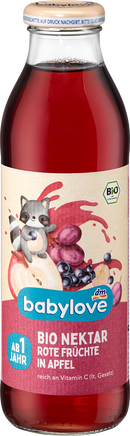 babylove Nectar Rode vruchten in appel, vanaf 1 jaar, 500 ml