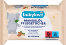 babylove Verzorgingsdoekjes met amandelolie, 80 stuks