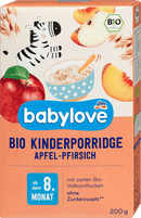 babylove Pap Pomme &amp; Pêche dès 8 mois, 200 g
