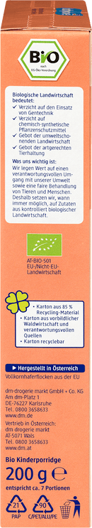 babylove Pap Pomme &amp; Pêche dès 8 mois, 200 g