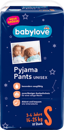 babylove Pyjama-broekje unisex maat S 3-6 jaar (16-25 kg), 10 stuks