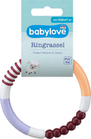 babylove Ringrammelaar paars/bordeauxrood, 1 stuk