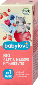 babylove Sap & water met rozenbottel vanaf 1 jaar, 200 ml