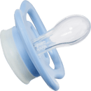 babylove Air Nacht-fopspeen, siliconen, symmetrisch, blauw/roze, 0-6 maanden, 2 stuks